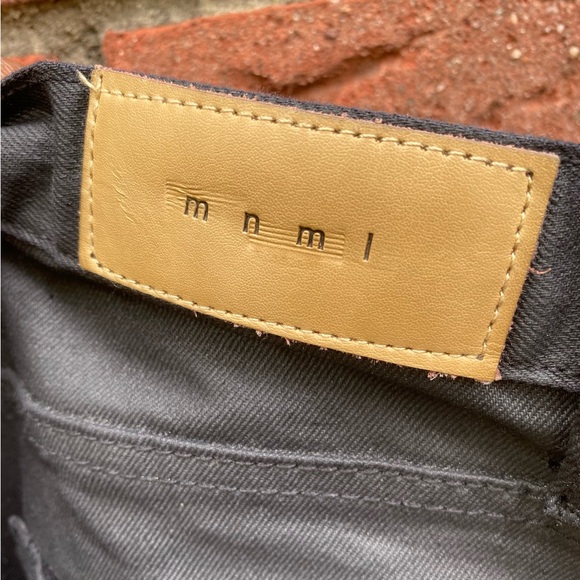 MNML M11 Slim Denim Waxed Jeans - Picture 9 of 10